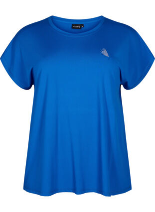 Zizzifashion Short-sleeved workout t-shirt, Princess Blue, Packshot image number 0