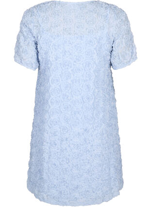 Zizzifashion Party dress with 3D flowers, Cashmere Blue, Packshot image number 1