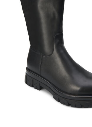 Zizzifashion Wide-fit - Boot with long shaft, Black, Packshot image number 3