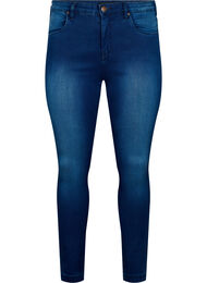 Super slim Amy jeans with high waist, Blue Denim, Packshot