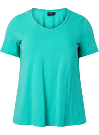 Basic plain cotton t-shirt