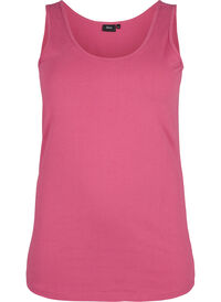 Solid color basic top in cotton