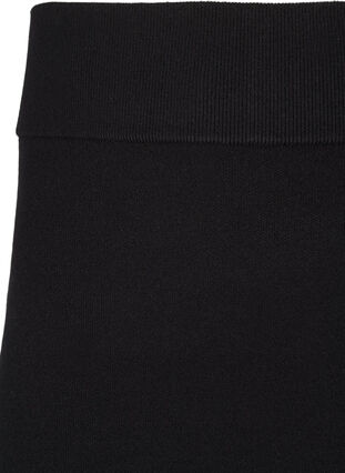 Zizzifashion Knitted skirt, Black, Packshot image number 2