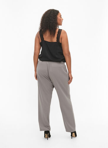 Zizzifashion FLASH - Straight fit trousers, Driftwood, Model image number 1