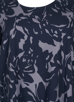 Zizzifashion Short-sleeved, printed cotton dress, Skyrocket AOP, Packshot image number 2