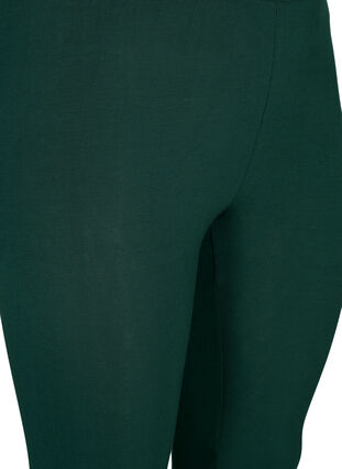 Zizzifashion Basic viscose leggings, Scarab, Packshot image number 2